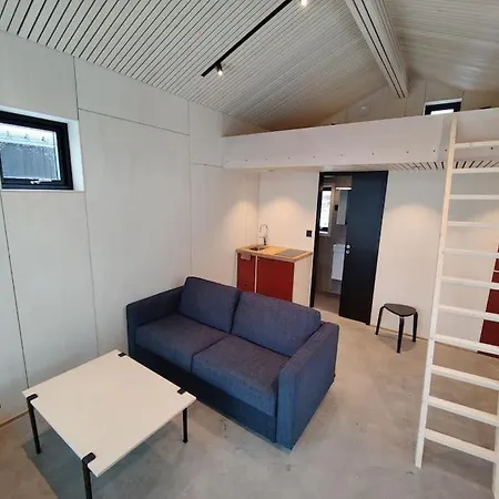 Minihuset Ved Skogen Apartment Isfjorden Exterior photo